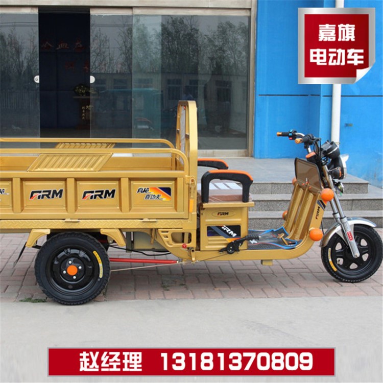 新款四球電動三輪車 電動車廠家直銷貨運載重快遞電動三輪車