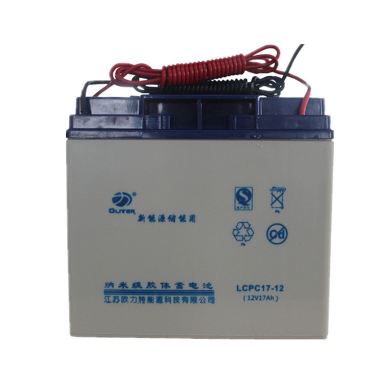 歐力特蓄電池LCPA17-12免維護鉛酸蓄電池12V17Ah閥控密封式儲能用