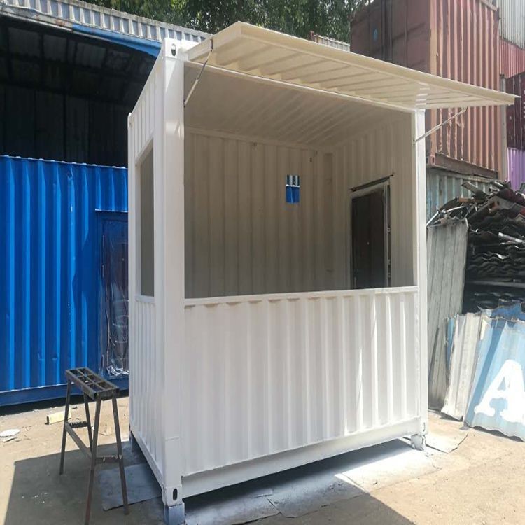 廠家供應(yīng)貨車(chē)載飛翼創(chuàng)意實(shí)用集裝箱改裝 散貨鋼集裝箱飛翼展覽