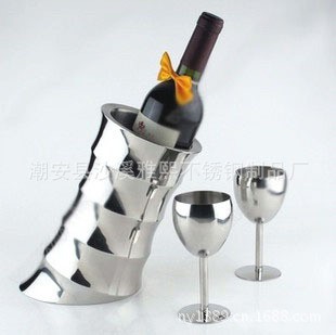 2013新產(chǎn)品 mbs900 美博士牛角形不銹鋼冰桶 KVT酒吧用品