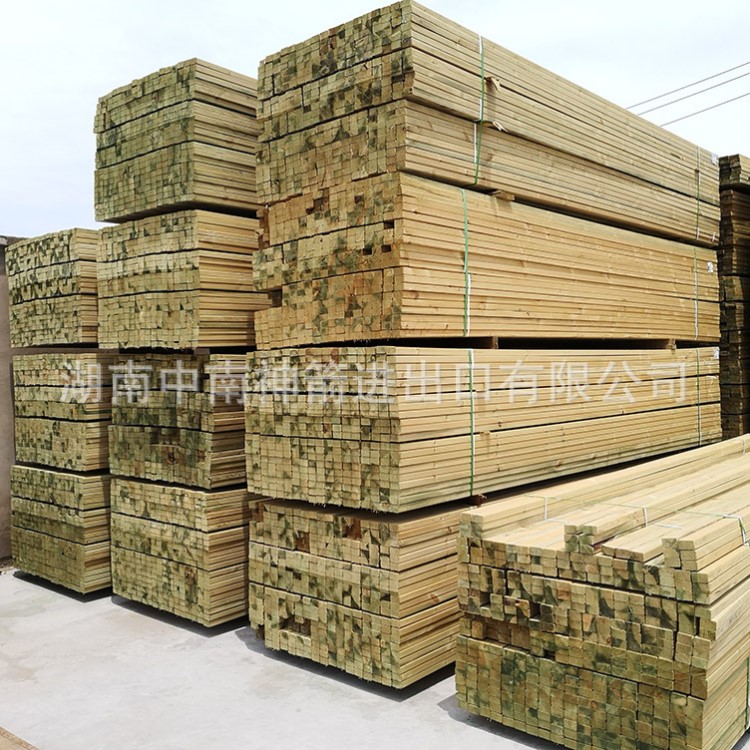 福建園林景觀戶外防腐木 中南神箭樟子松防腐木源頭供應 廠價直銷