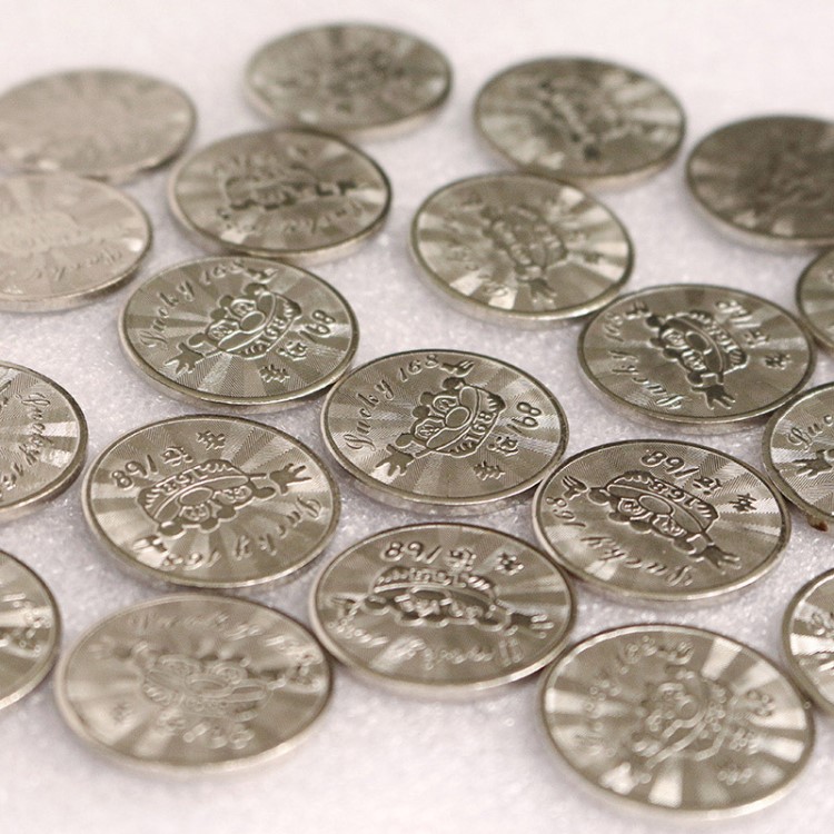 游戲機專用代幣 不銹鋼游戲幣 娃娃機拍拍樂游戲機專用幣 幣盒