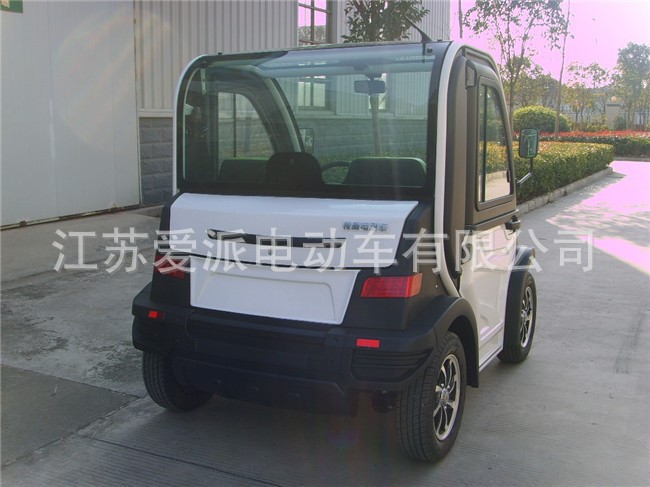 愛派生產(chǎn)微型電動(dòng)轎車 鈴高兩門兩座電動(dòng)四輪車全封閉電動(dòng)巡邏車