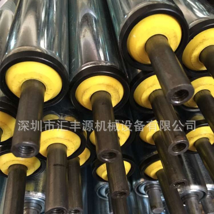 廠家供應 無動力滾筒（托輥）鍍鋅滾筒 防塵精密滾筒 鏈輪滾筒
