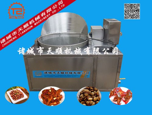 【供應(yīng)】蒜香青豆油炸機(jī)|自動(dòng)控溫油炸機(jī)|油水混合油炸機(jī)