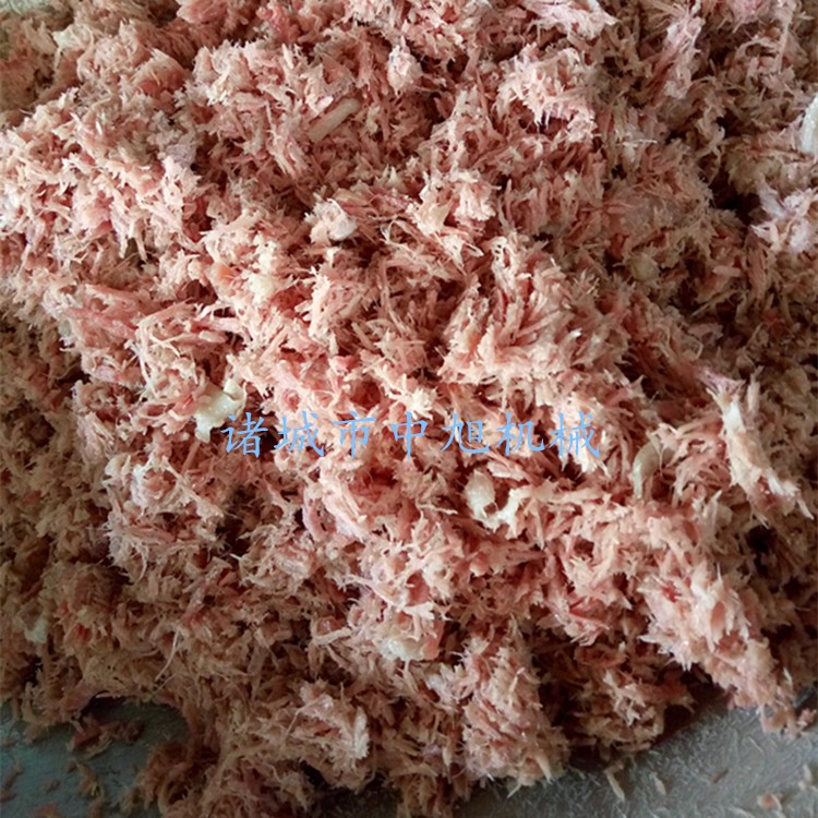 中旭食品機械供應斬拌式打肉松機，肉松機