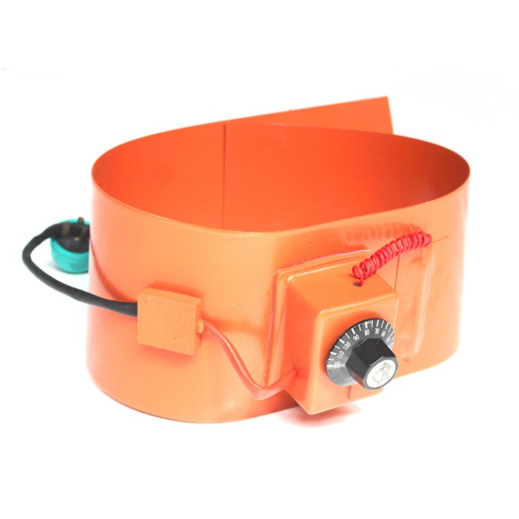 樹脂加熱 鐵桶加熱帶 旋鈕溫控 廠家定制硅膠加熱器