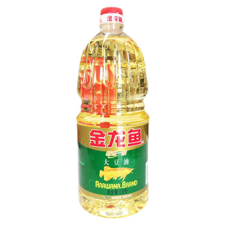 金龙鱼精炼一级大豆油1.8L 精选大豆食用油 团购家用活动营销