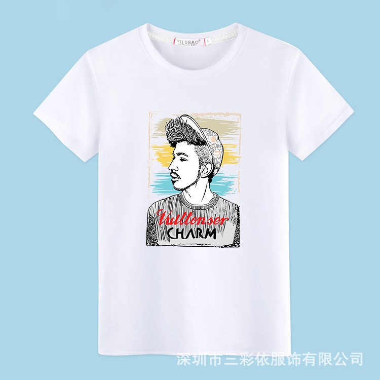 2016新款印花男式t血定做個性化班服定制企業廣告衫文化衫男女t血