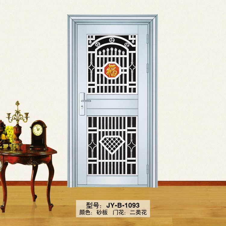 廠家供應批發 304不銹鋼門防盜門 商鋪酒店鋼化玻璃大門 可定制