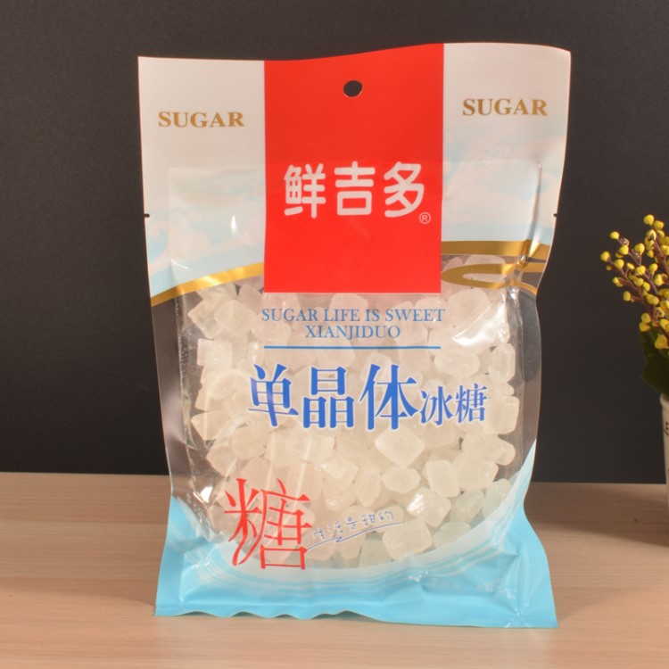 廠家直銷鮮吉多單晶冰糖 400g 20袋一箱 糖調味 超市餐飲批發(fā)