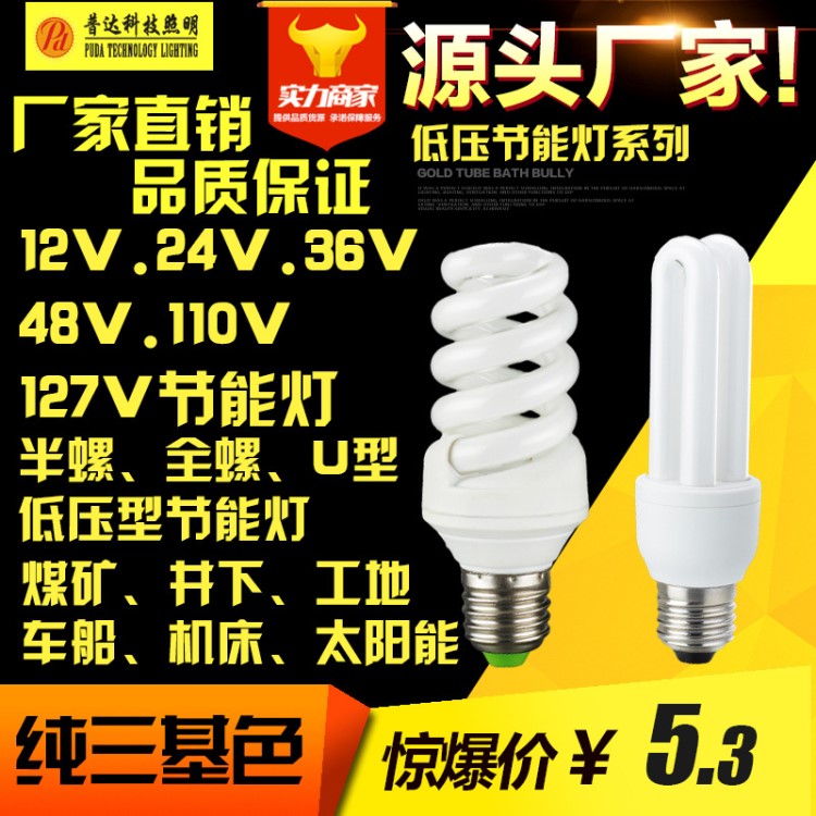 低壓節(jié)能燈12V 24V 36V 48V 110V 127V交直流節(jié)能燈 煤礦工地用燈