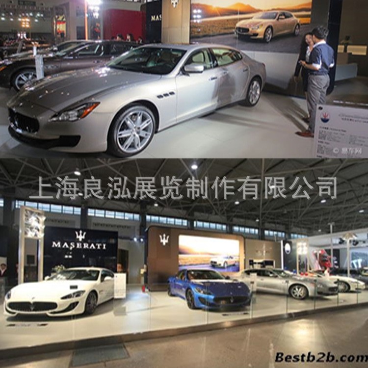 鄭州4S店車展鋼化玻璃地臺酒店玻璃舞臺搭建超薄烤漆斜邊玻璃展臺