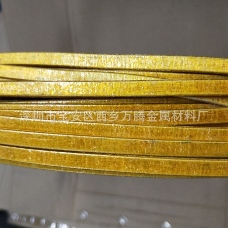 紗包線扁漆包銅線 現(xiàn)貨電焊機(jī)紗包線  變壓器穩(wěn)壓器紗包扁線