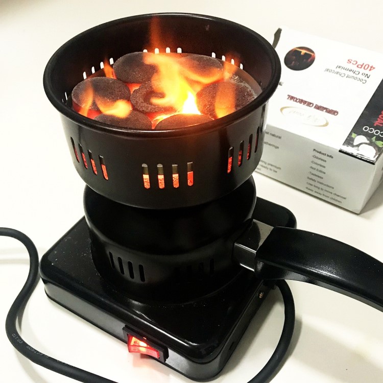 跨境產(chǎn)品阿拉伯水煙炭爐燃炭器charcoal burner Hookah燒炭器點(diǎn)炭