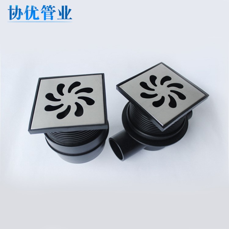 廠家直銷排地漏 虹吸同層排水直排式工程地漏 塑料地漏 防臭防堵