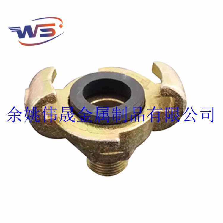 批發(fā)快插空氣管接頭 爪式不銹鋼外絲直插接頭 AIR HOSE COUPLING