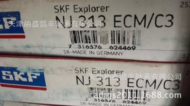 NJ313ECM/C3軸承實(shí)圖 NU313ECP NU313ECJ 軸承 SKF軸承