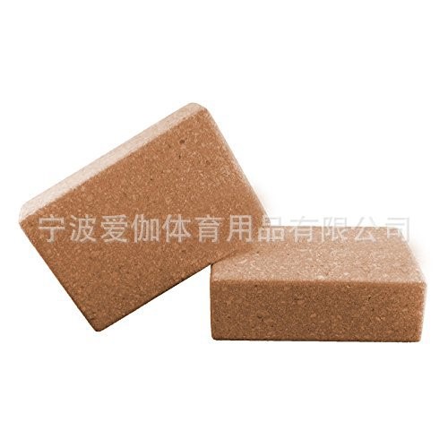 現貨供應高品質軟木瑜伽磚 高密度實木磚，瑜伽配件，可定制logo