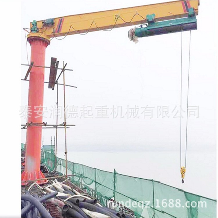 廠家直銷(xiāo)船用5噸懸臂吊3噸定柱式旋臂起重機(jī)
