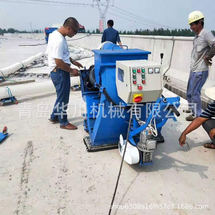 直销水泥地面粗化打毛机混凝土桥梁路面抛丸机公路标志线清理机