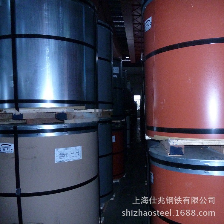 上海寶鋼彩鋼屋面面板按圖紙生產(chǎn)加工 寶鋼鍍鋁鋅彩涂卷低價(jià)銷售