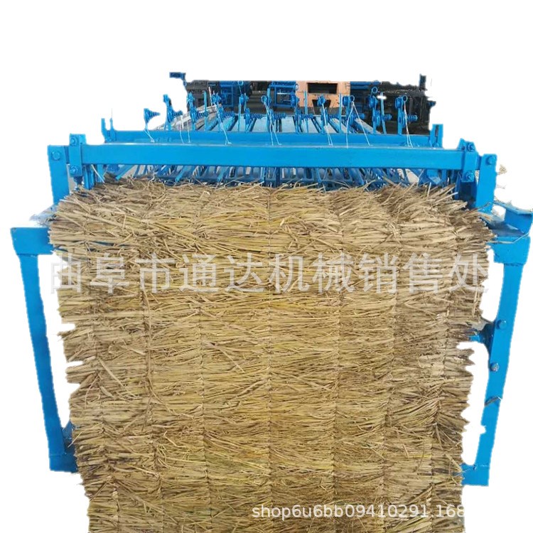 通達供應 稻草編制機的價格 麥草編織機的廠家 大棚保溫草簾機