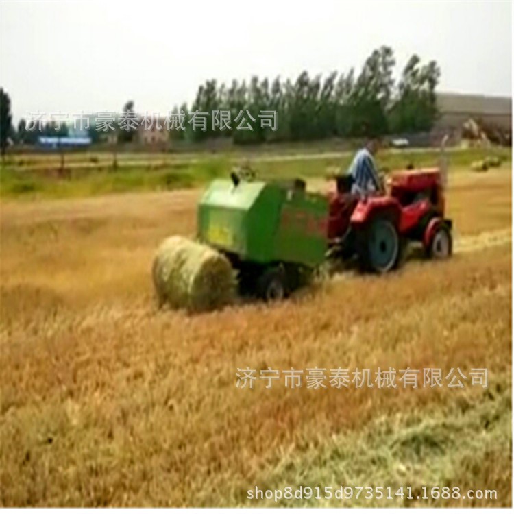 青貯飼料打捆機 全自動谷草麥秸打包機  拖拉機帶動 捆扎機