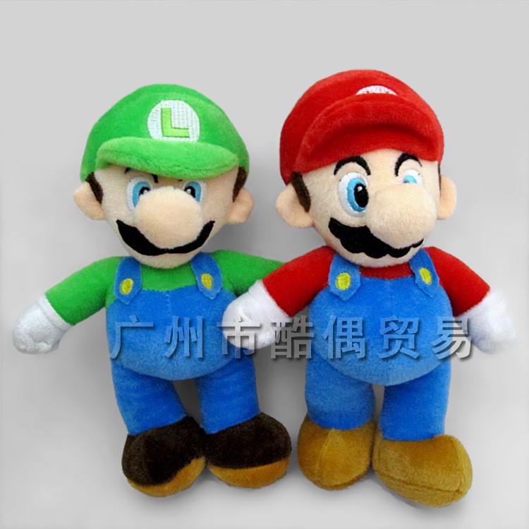 super mario超级玛丽公仔 马力奥玛丽奥卡通动漫毛绒玩具娃娃玩偶