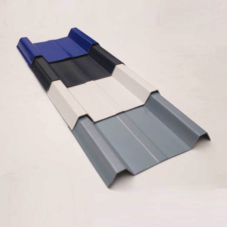 雙層復合防腐蝕梯形塑料瓦 ASA+PVC廠房隔熱屋面瓦  廠家直銷