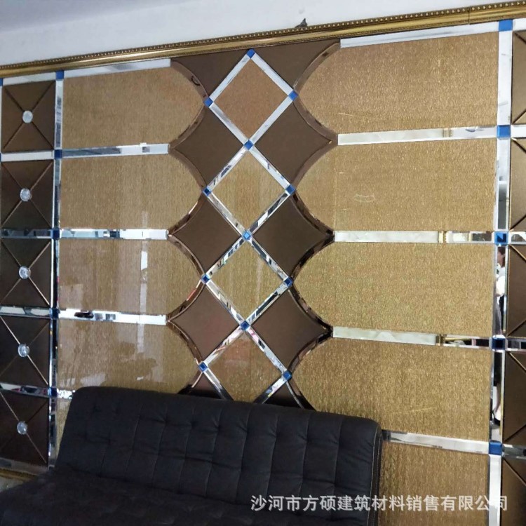 定制高端藝術(shù)玻璃 電視背景墻 玄關(guān)屏風(fēng) 吊頂?shù)壬澈訌S家生產(chǎn)直銷