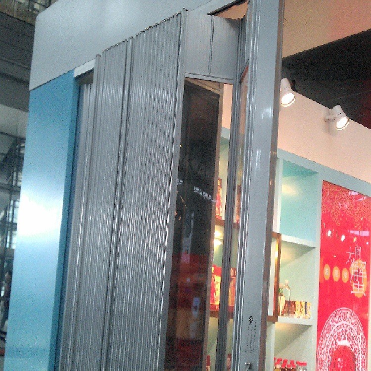 鋁合金折疊門 水晶折疊門 透明折疊門  鋁合金推拉門 優惠價批發