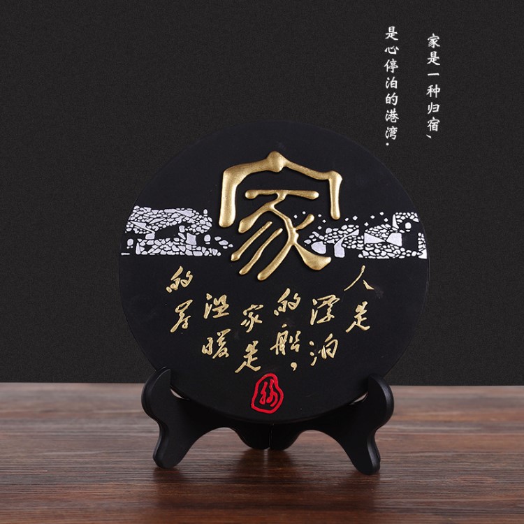 活性炭雕家居飾品擺件客廳小擺設(shè)玄關(guān)裝飾竹炭藝術(shù)工藝品結(jié)婚禮品