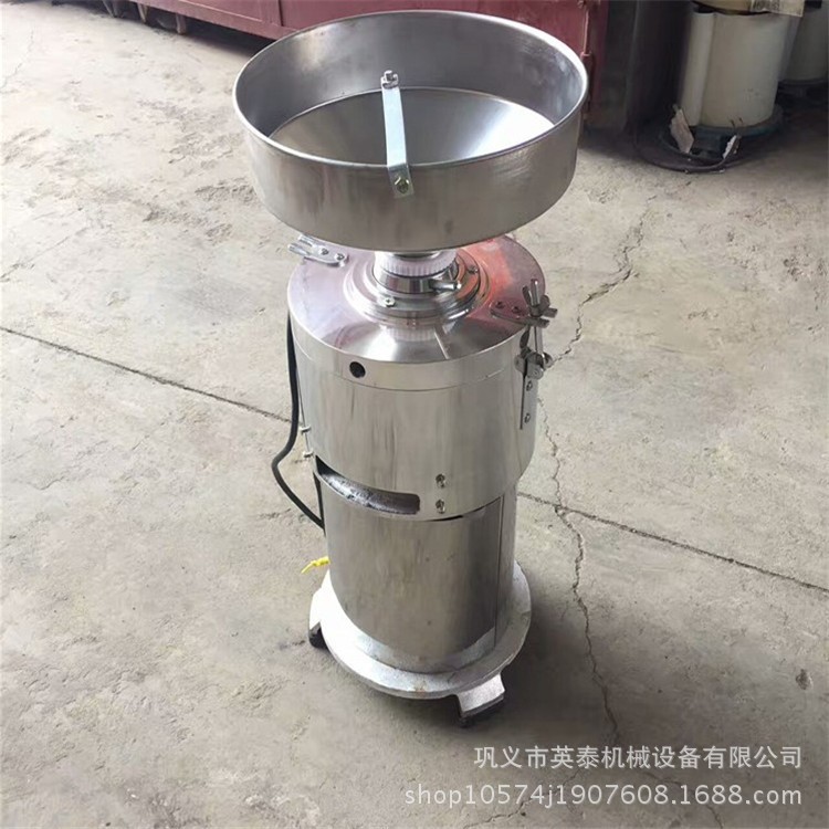 花生醬機器 商用磨醬機芝麻醬機 不銹鋼材料可調節(jié)粗細