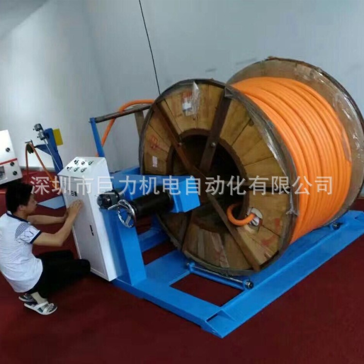 粗線電纜汽車自動送線機臥式送線架電動新能源剝線機電源線送線架