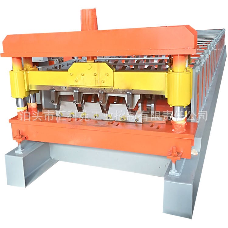 泊頭承重板彩鋼壓瓦機(jī) 915樓承板壓型機(jī)械生產(chǎn)設(shè)備 720冷彎輥壓機(jī)