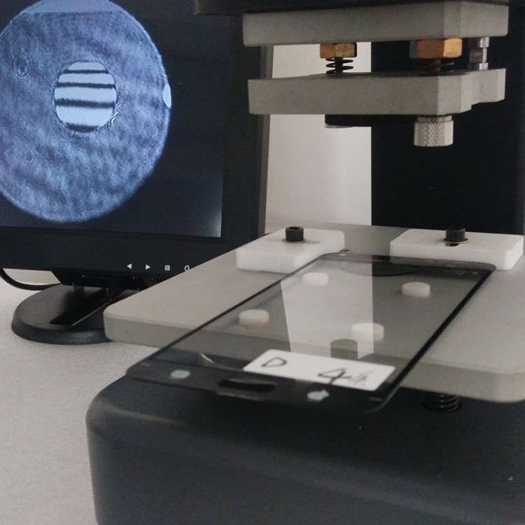 手機面板攝像孔干涉儀 檢驗玻璃平整度干涉儀 激光干涉儀檢測