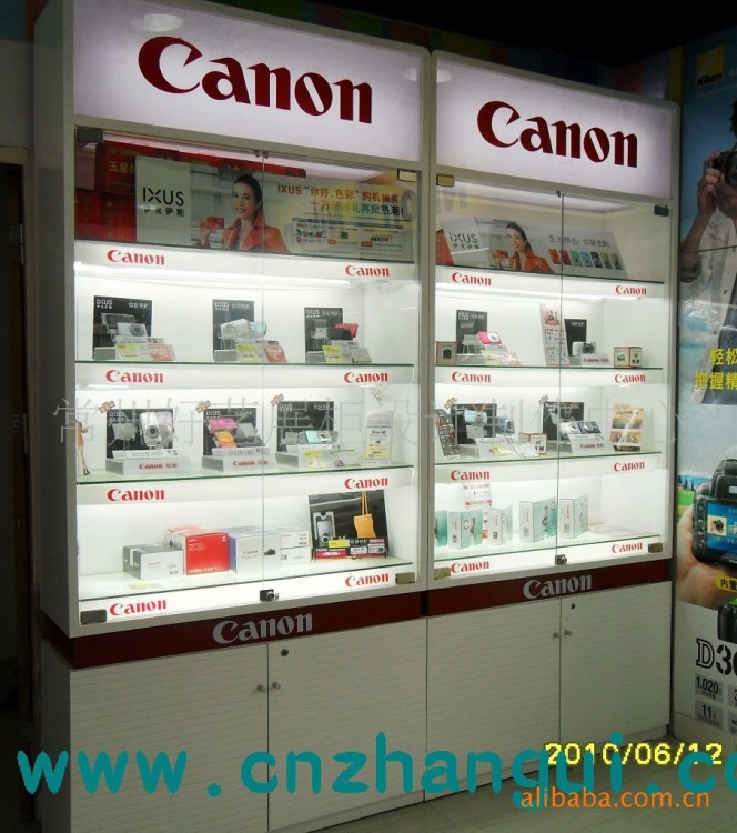 供應數碼展柜，電器展柜，家電展柜，數碼相機展示柜