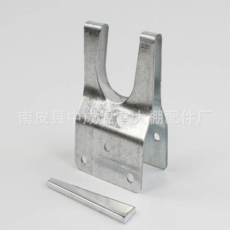 供應大棚橢圓管卡 日光溫室大棚骨架橢圓管連接配件廠家直銷
