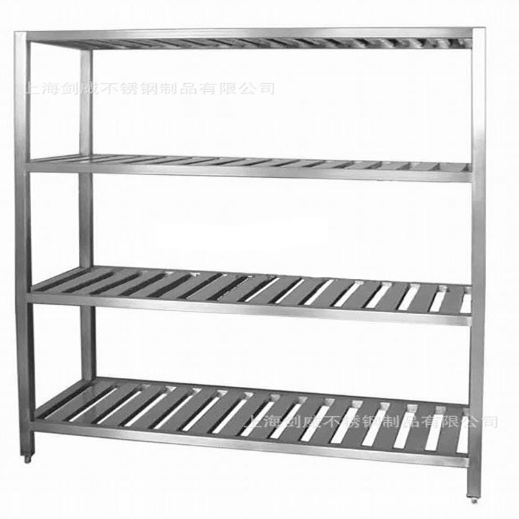 厂家订做 剑威不锈钢货架 多层不锈钢架 横梁式304不锈钢货架