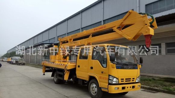 長期供應(yīng)慶鈴五十鈴18米路燈維修車/廣告安裝車/橋梁檢修車