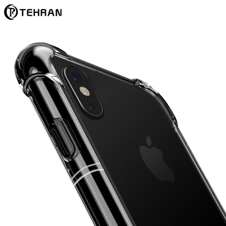 iphone xs max手机壳 四角气囊防摔苹果xr透明78全包保护套6plus