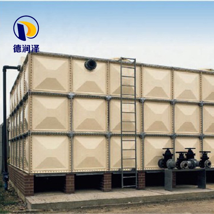 廠家生產(chǎn)玻璃鋼水箱飲用水消防用水 模壓水箱SMC水箱