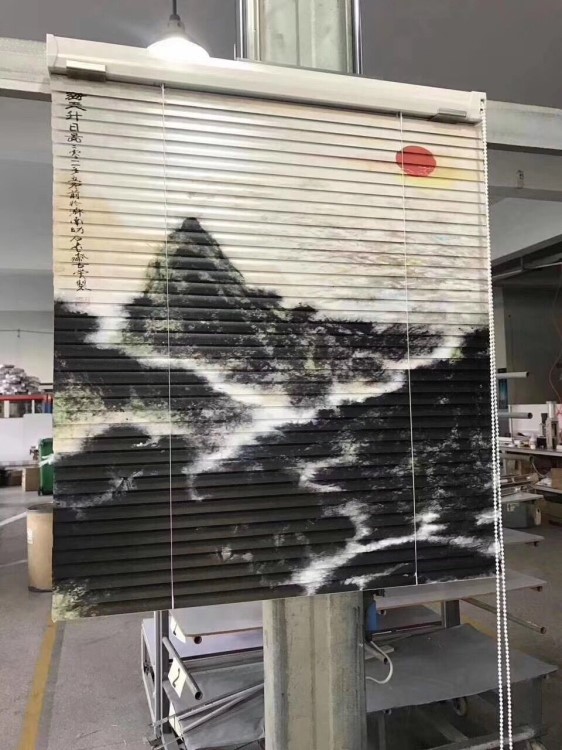 2.5公分鋁百葉定制 辦公室遮陽百葉簾拉繩式鋁百葉窗簾廠家批發