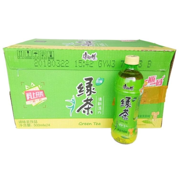 康師傅 綠茶 蜂蜜茉莉味550mlx24瓶 整箱 【深圳區(qū)域直送】