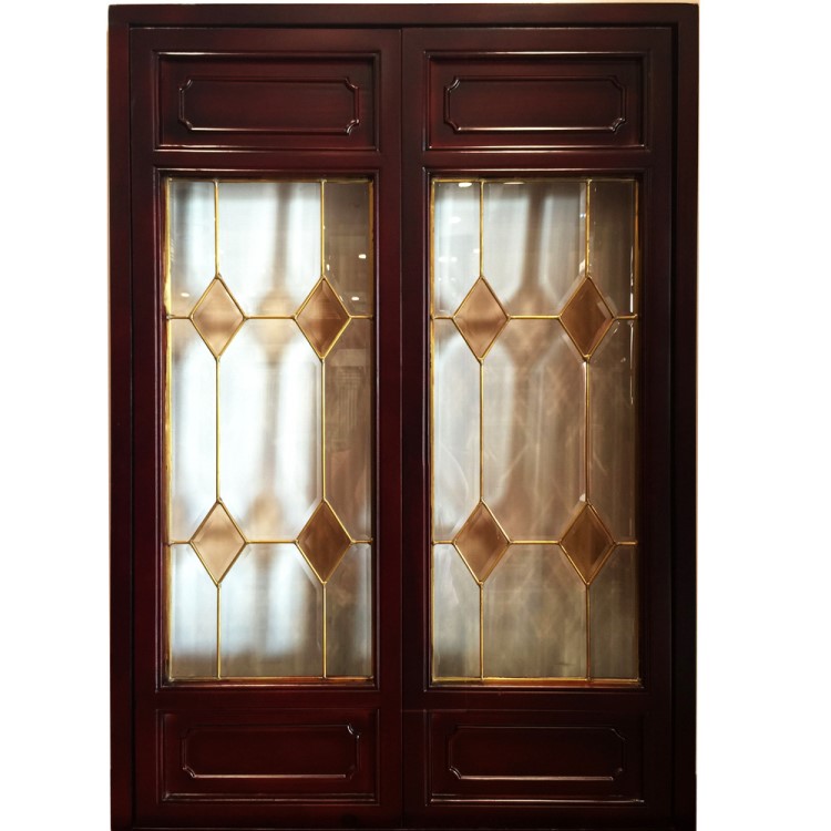 中式裝飾仿古實木平開窗古典窗戶室內木質裝飾門窗定制工廠直銷