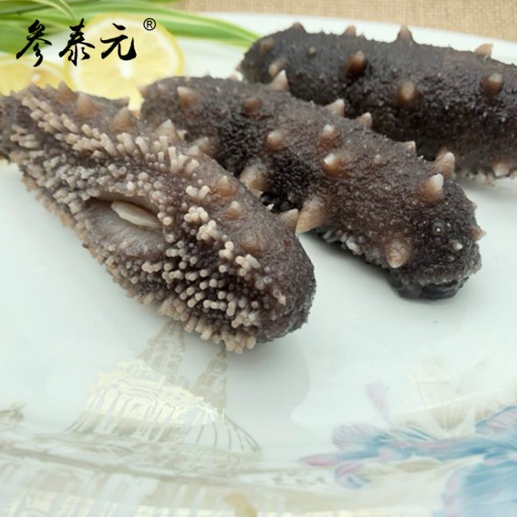 廠家直銷大連高壓即食海參遼參冷凍速食水產(chǎn)品酒店婚宴批發(fā)招代理