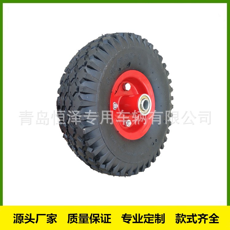 10寸PU填充實(shí)心輪3.50-4,10寸電機(jī)拖車(chē)填充發(fā)泡輪350-4，填充PU輪