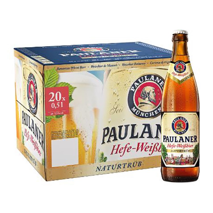 北京包郵德國啤酒保拉納PAULANER柏龍聽裝小麥白啤酒500ml*20瓶