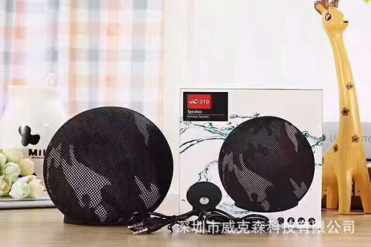 經典小鋼炮210無線藍牙音箱帶收音電腦音箱外貿跨境電商禮品直銷